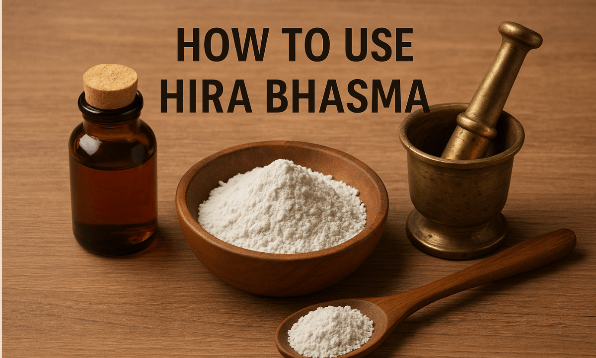 How to use Hira Bhasma
