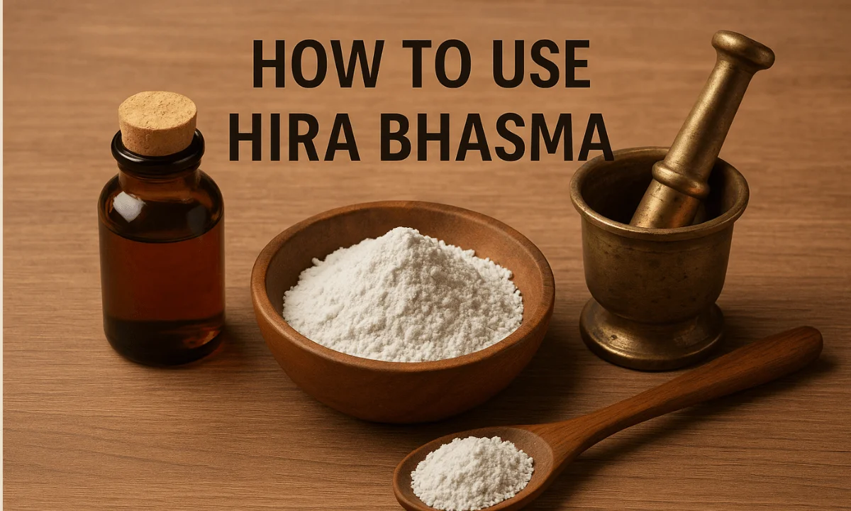 How to use Hira Bhasma