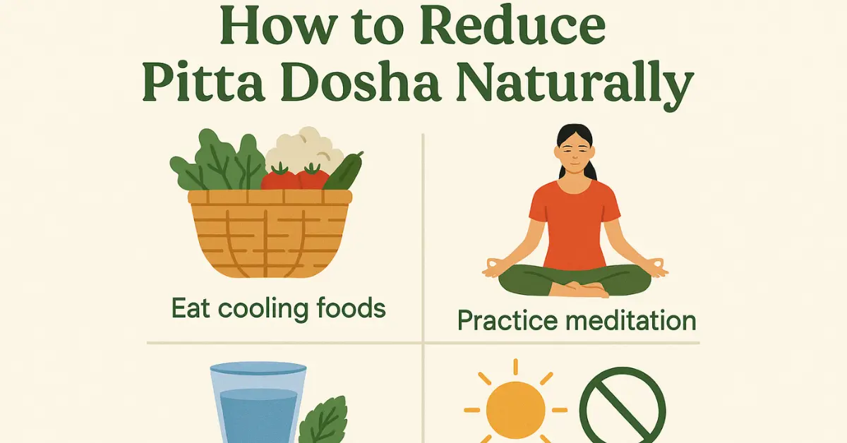 How to Reduce Pitta Dosha Naturally